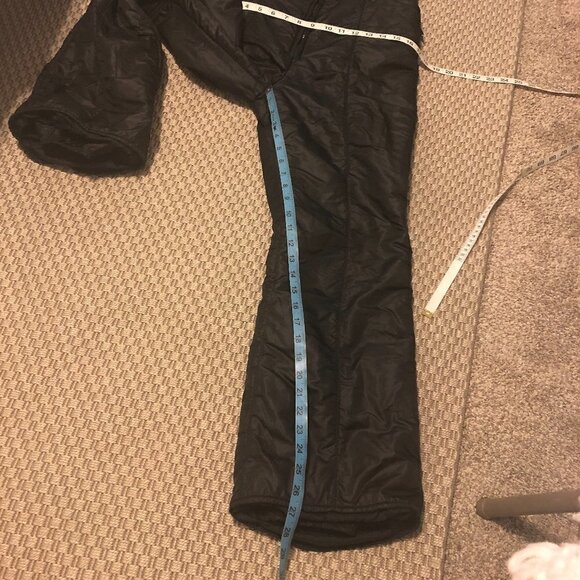 VINTAGE SWING WEST Overall Women's Size 12 Black Snow Bib Pants Winter Vintage - Picture 5 of 13